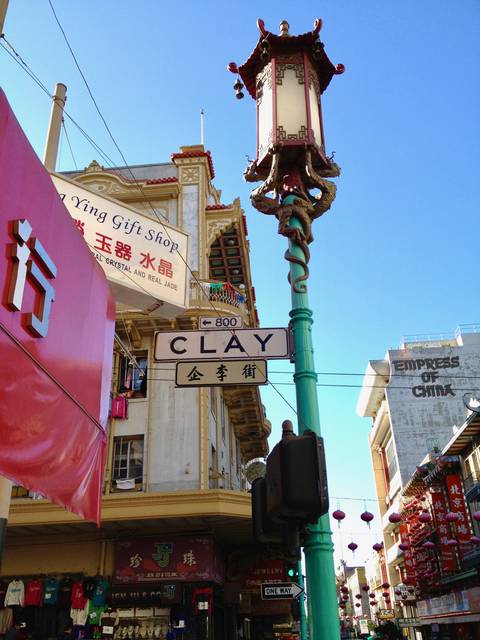Clay Street in Chinatown