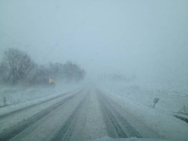 Blizzard on Old Route 36