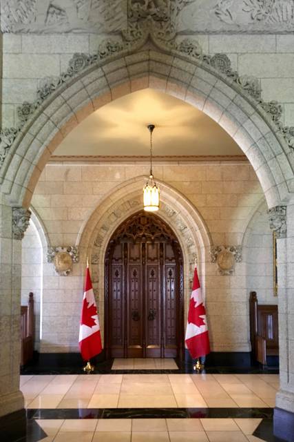 Door to the House of Commons, Centre Block